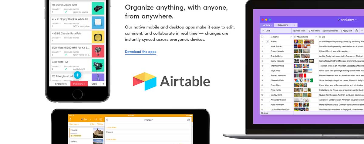 airtable home inventory