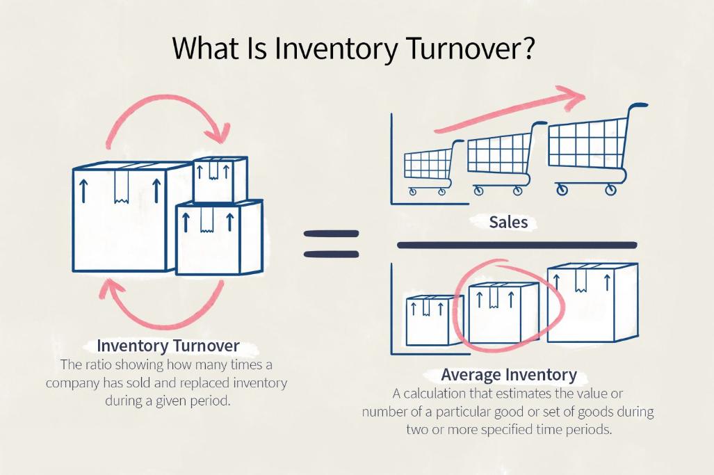 calculation of inventory turnover ratio