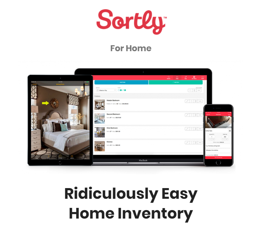 sortly home inventory app
