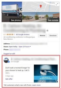 Google My Business Post