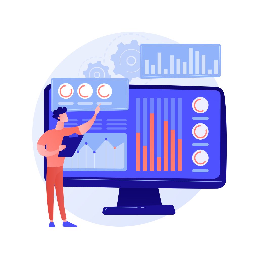 Statistical data research, company performance indicators, return on investment. percentage ratio, indexes fluctuation, significant change.